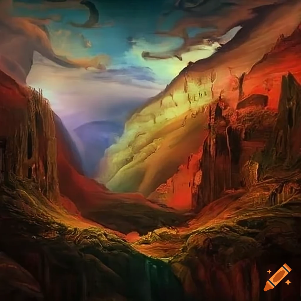 art of the seven terraces of Purgatory