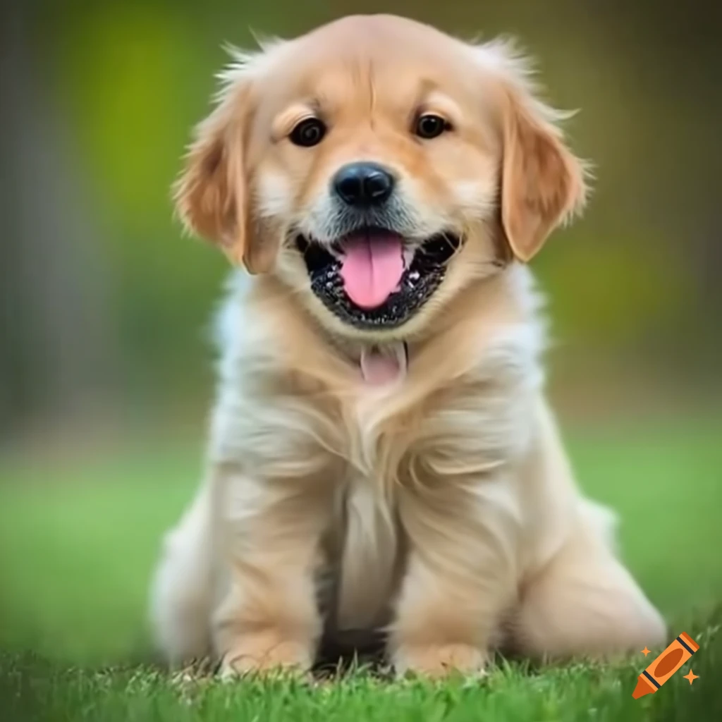 adorable baby golden retriever