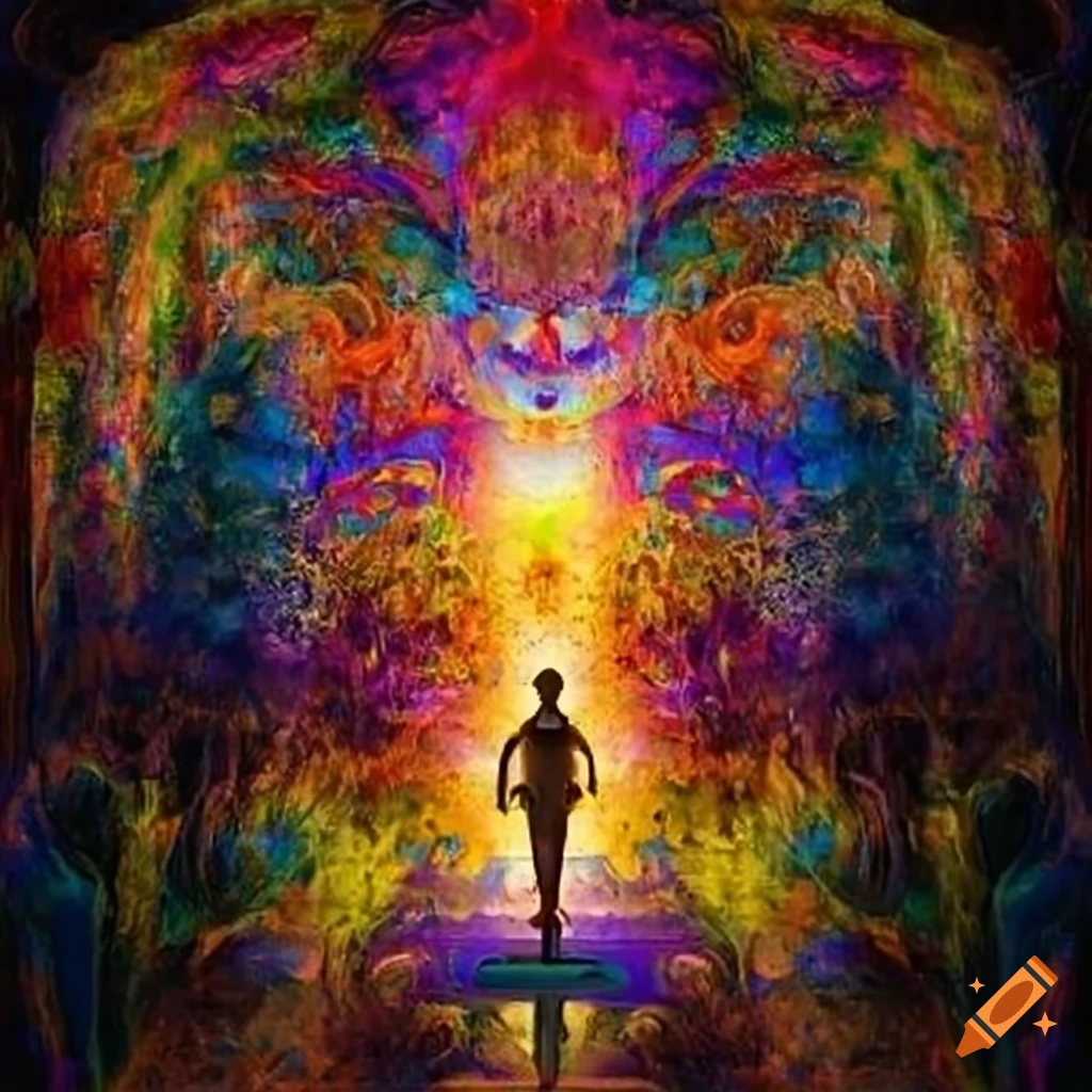 abstract artwork representing eternal joy