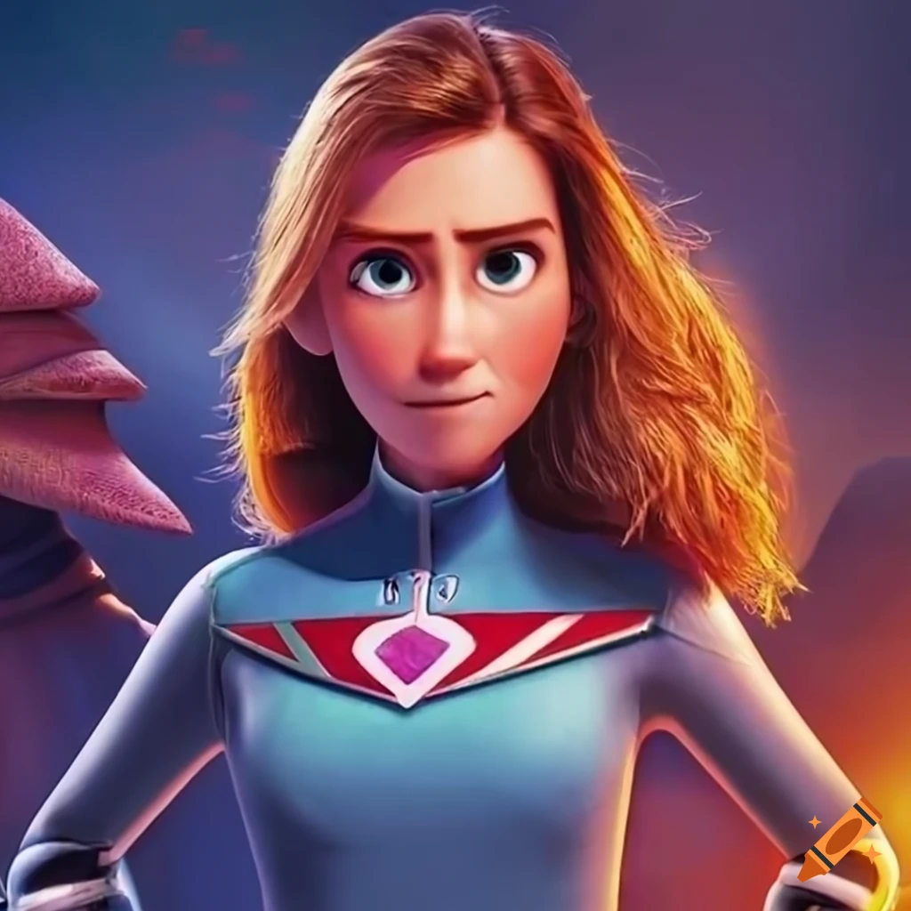 Pixar-style movie poster for 'Light-Year: Journey Through Time with Captain Rachel' featuring two characters in space armor