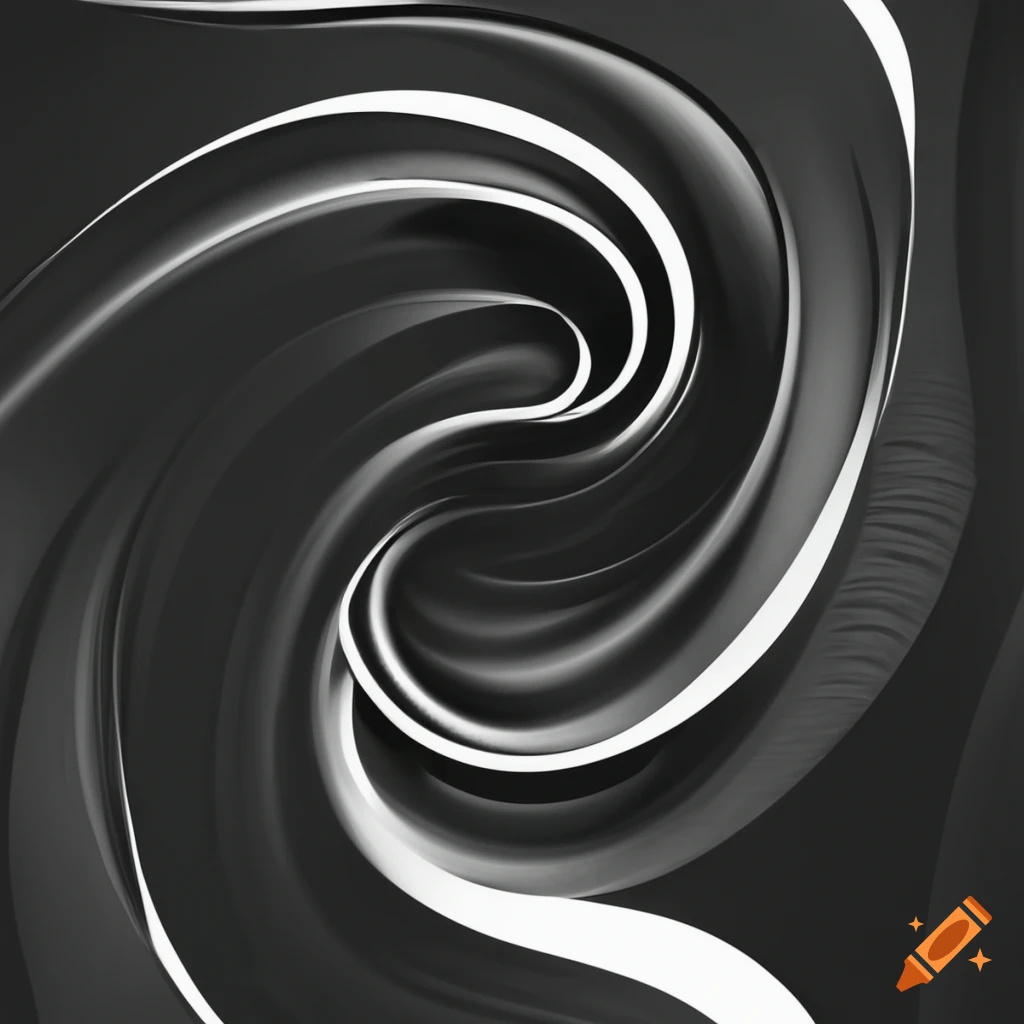 striking black and white design