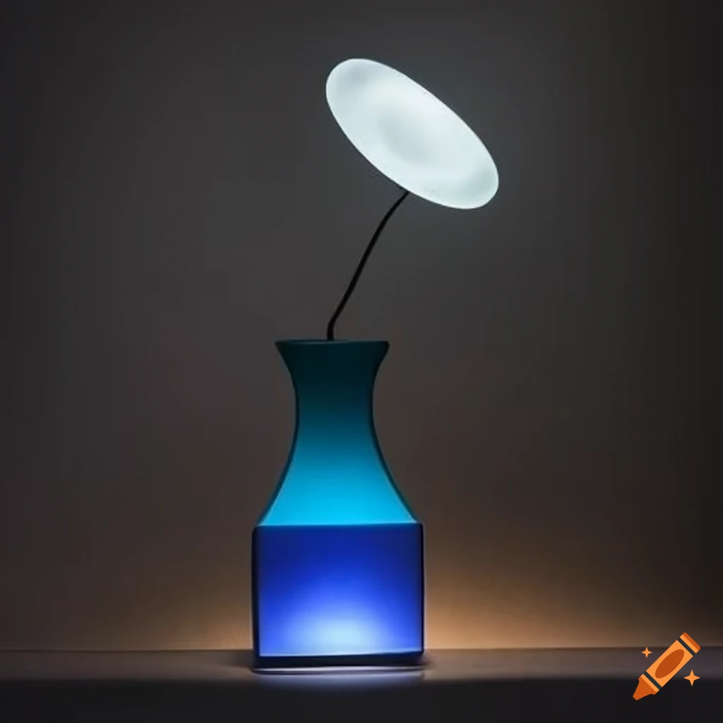 dramatic lighting on a cubist vase