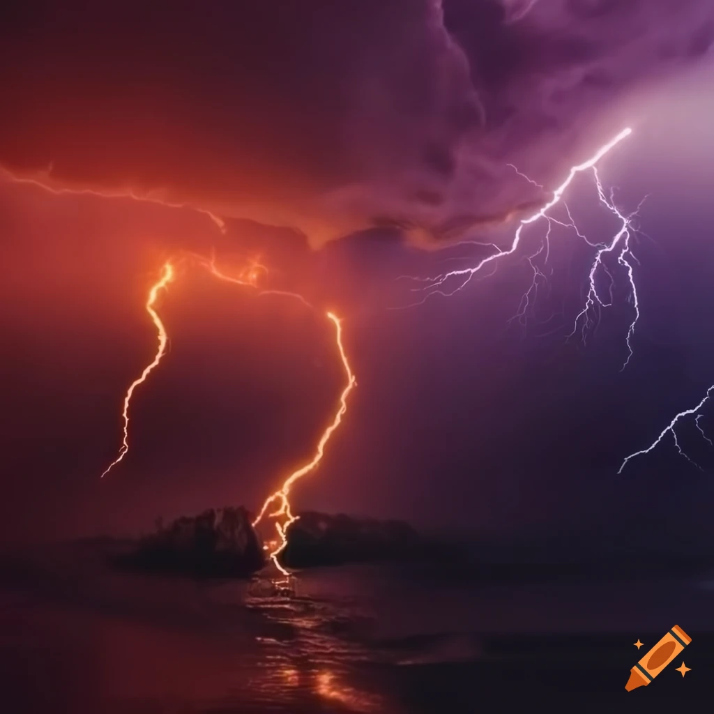 detailed image of a lightning storm