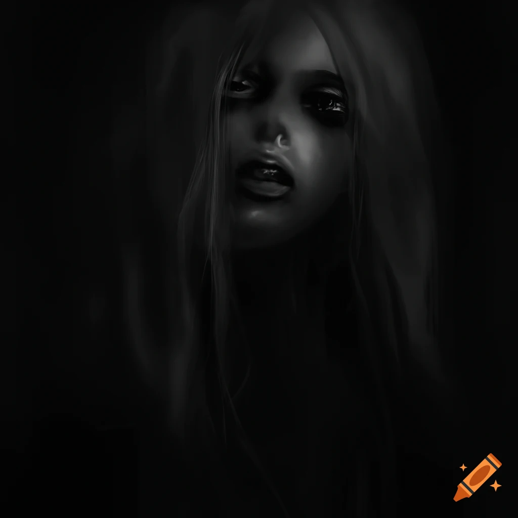 black and white cover art for darkcore music