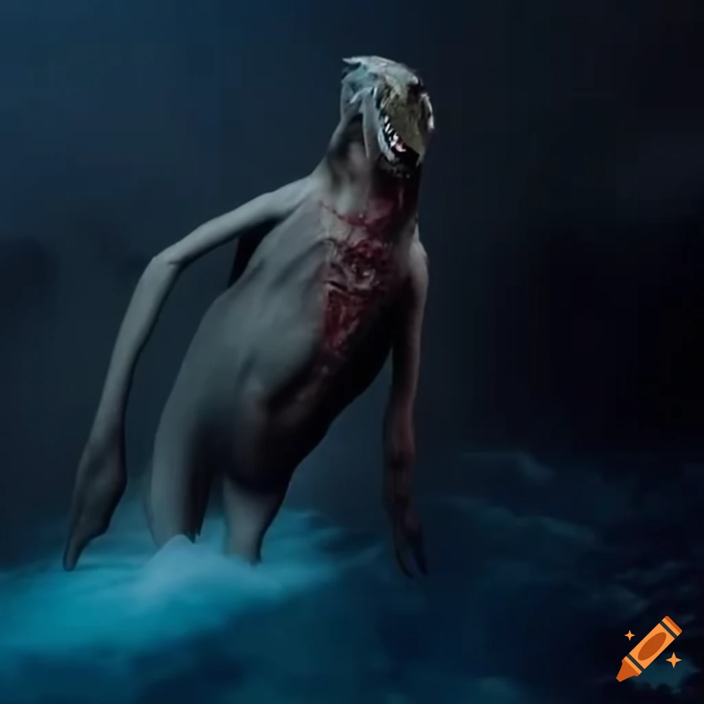 realistic Del Lago monster for pokemon movie