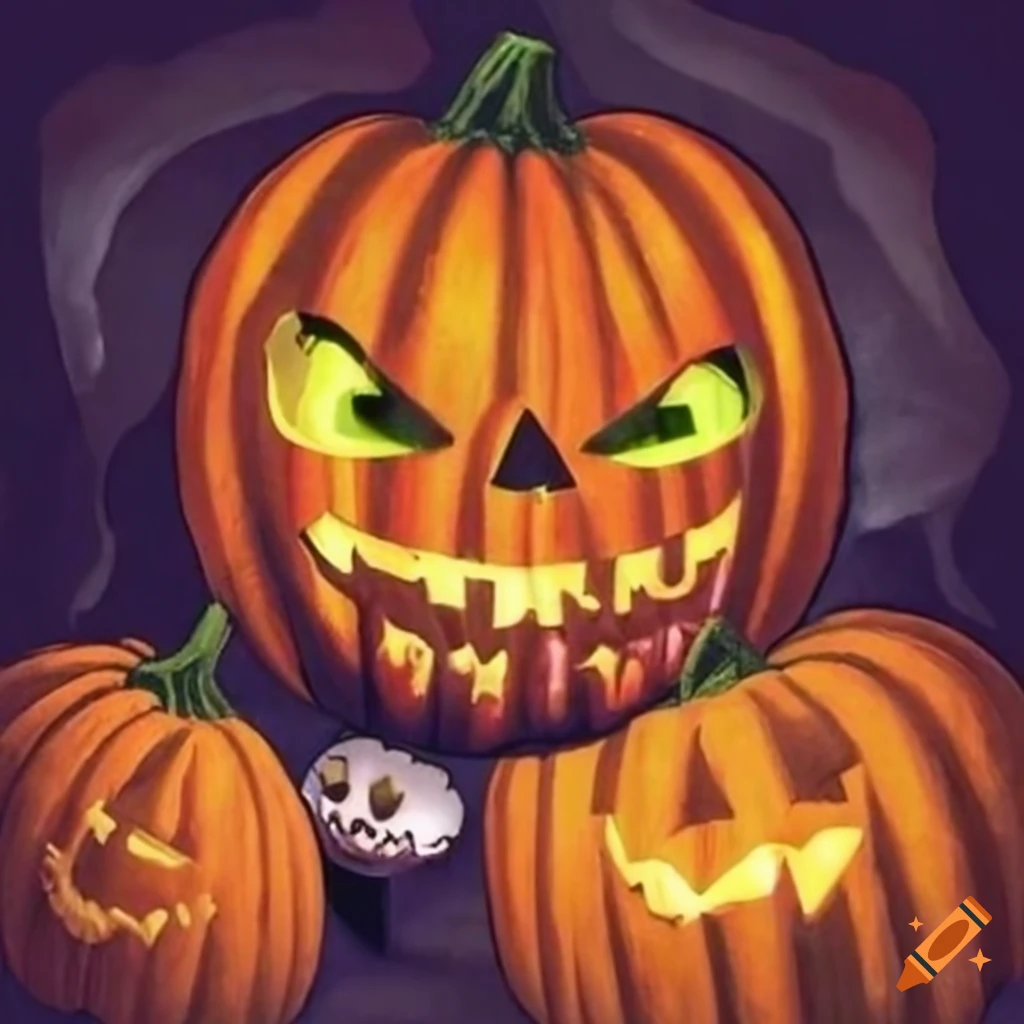 funny Halloween pictures with pumpkins