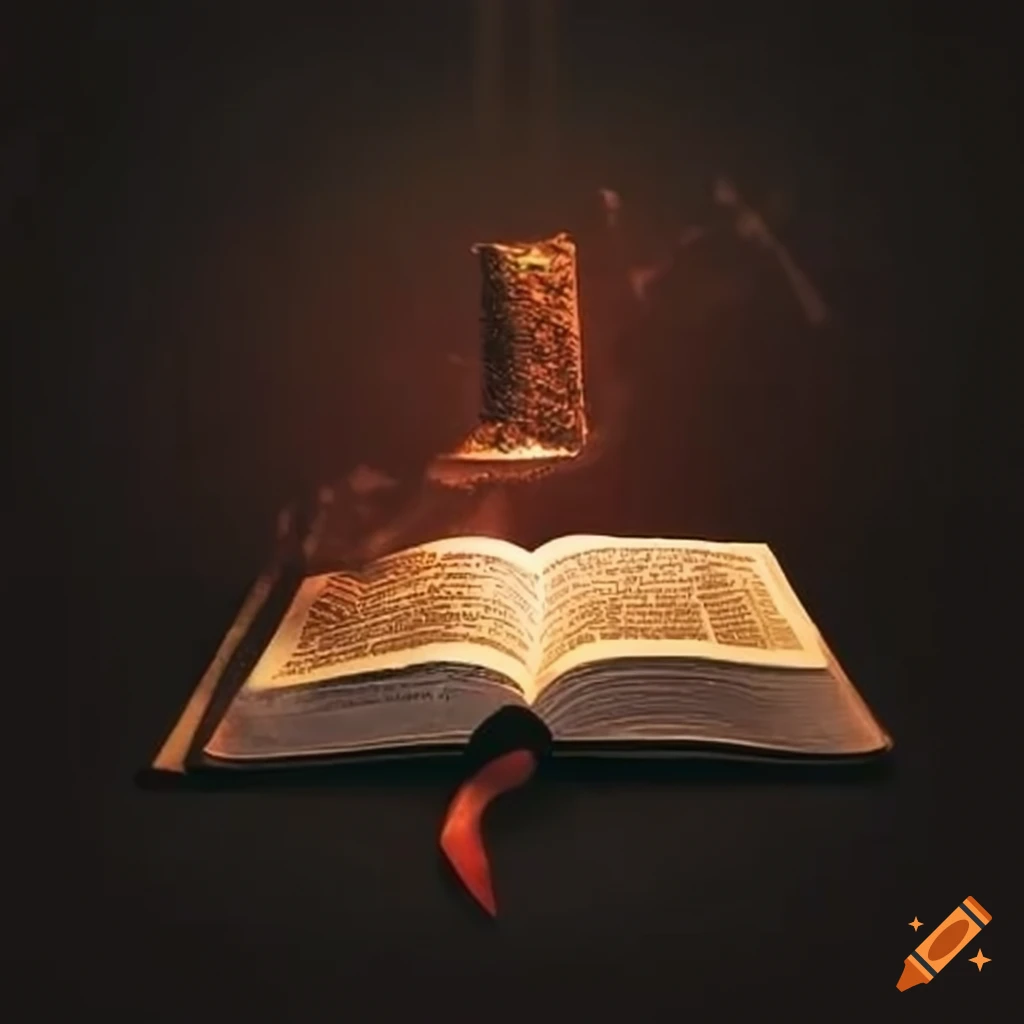 open bible displaying verses