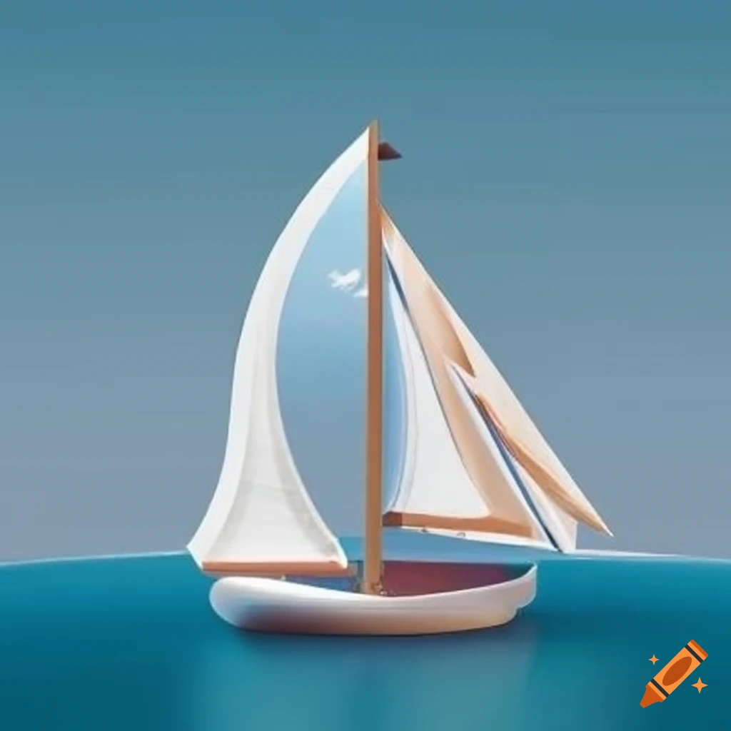 sailboat-inspired logo design