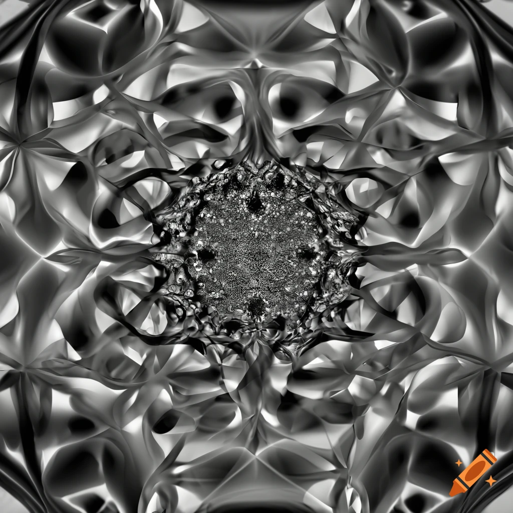 black and white aperiodic tessellation