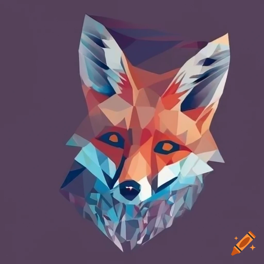 geometric design of a fox