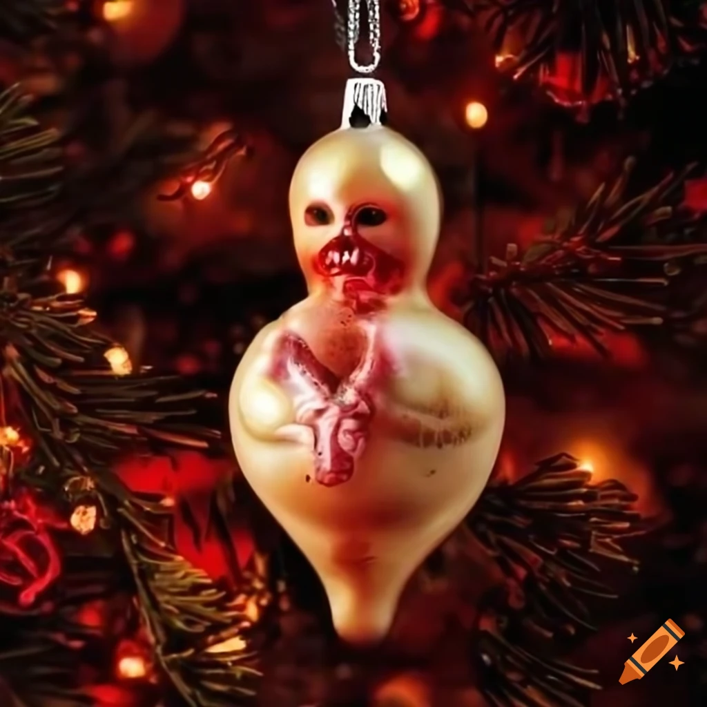 vintage glass Christmas tree ornaments