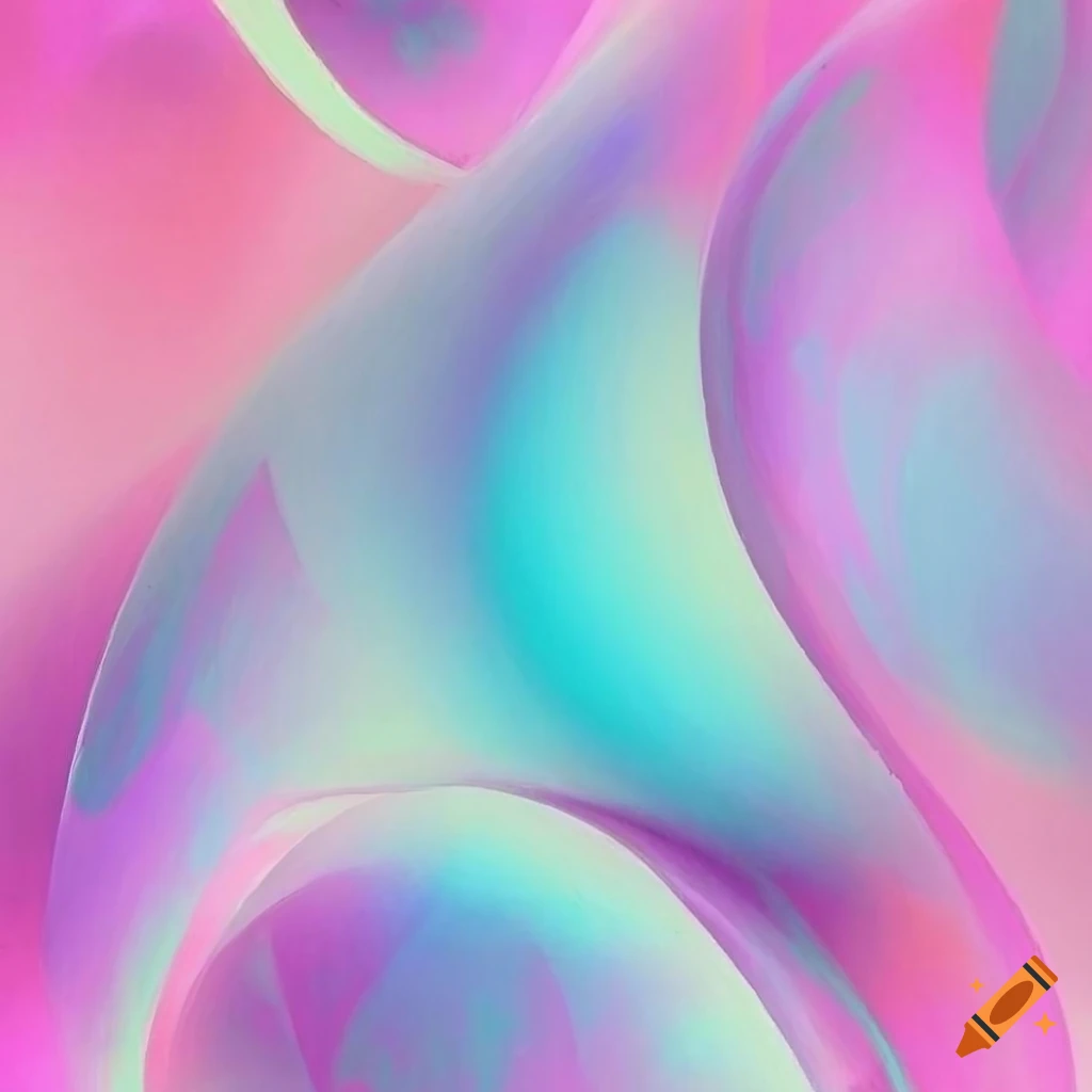 detailed pastel abstract art in art deco style