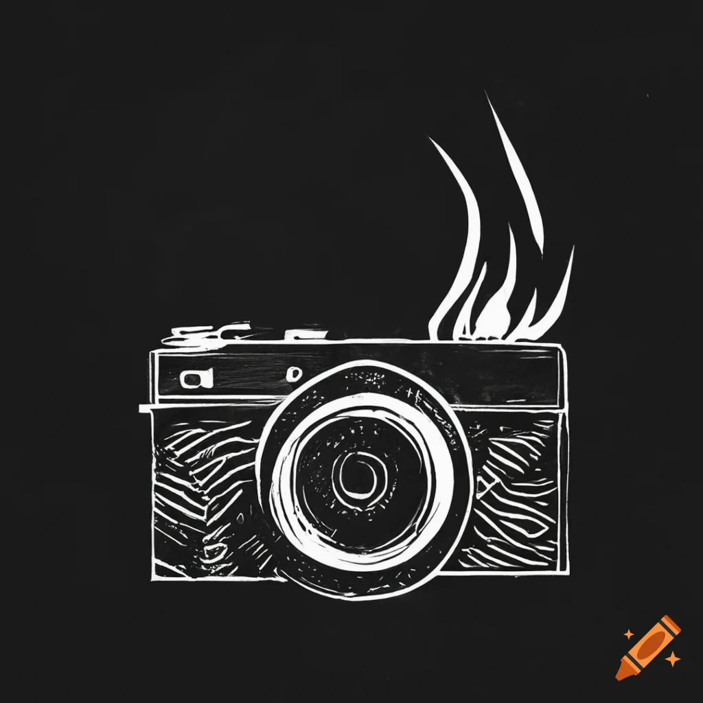 monochromatic logo of a film production company