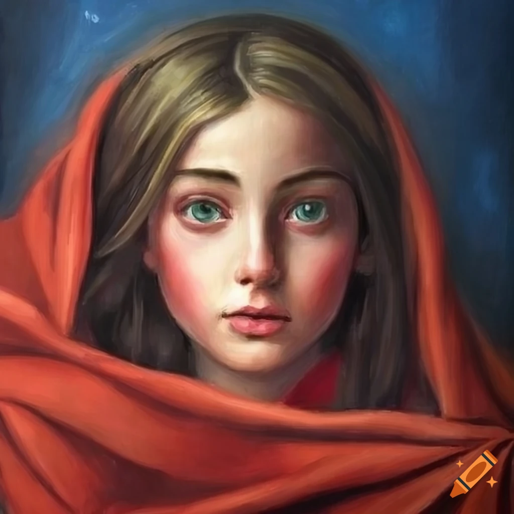 Oil painting of a powerful and confident young woman on Craiyon