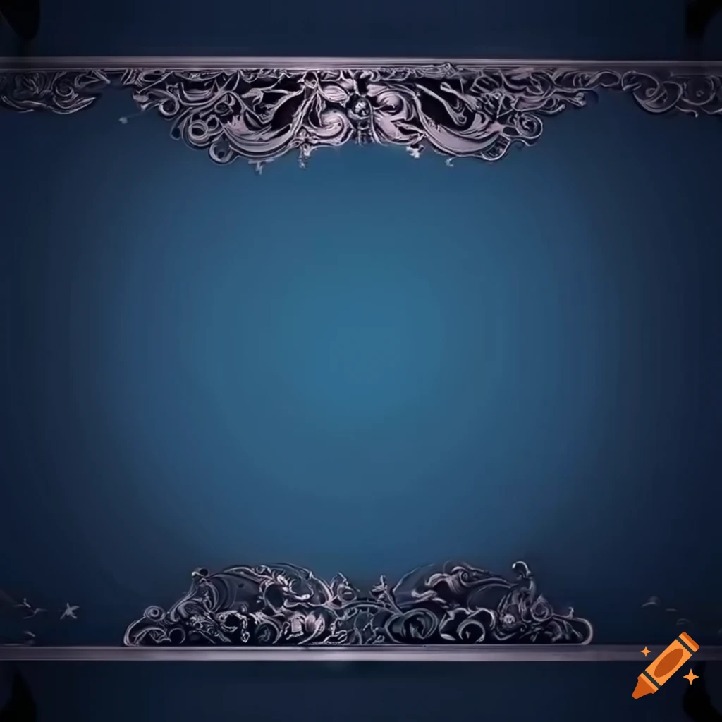 elegant frame with intricate patterns