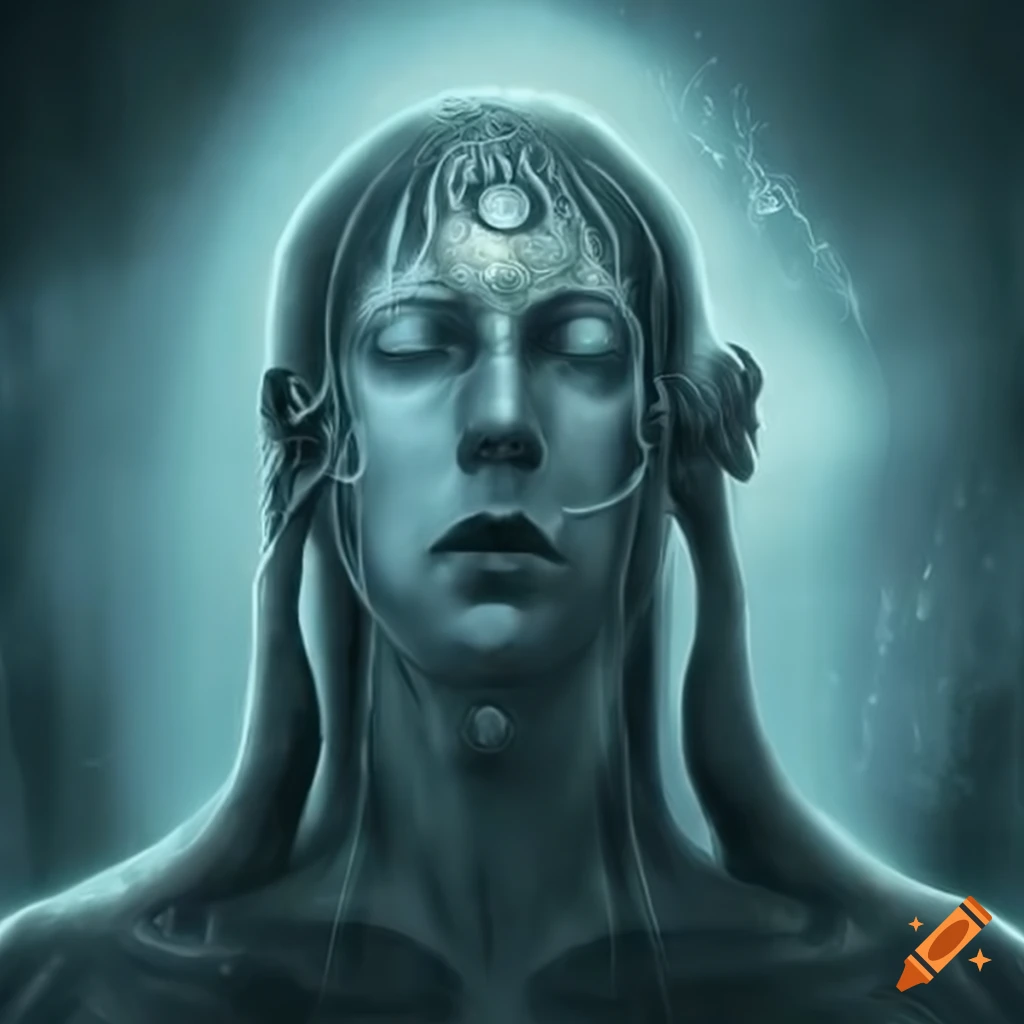 Artistic representation of the god of emptiness