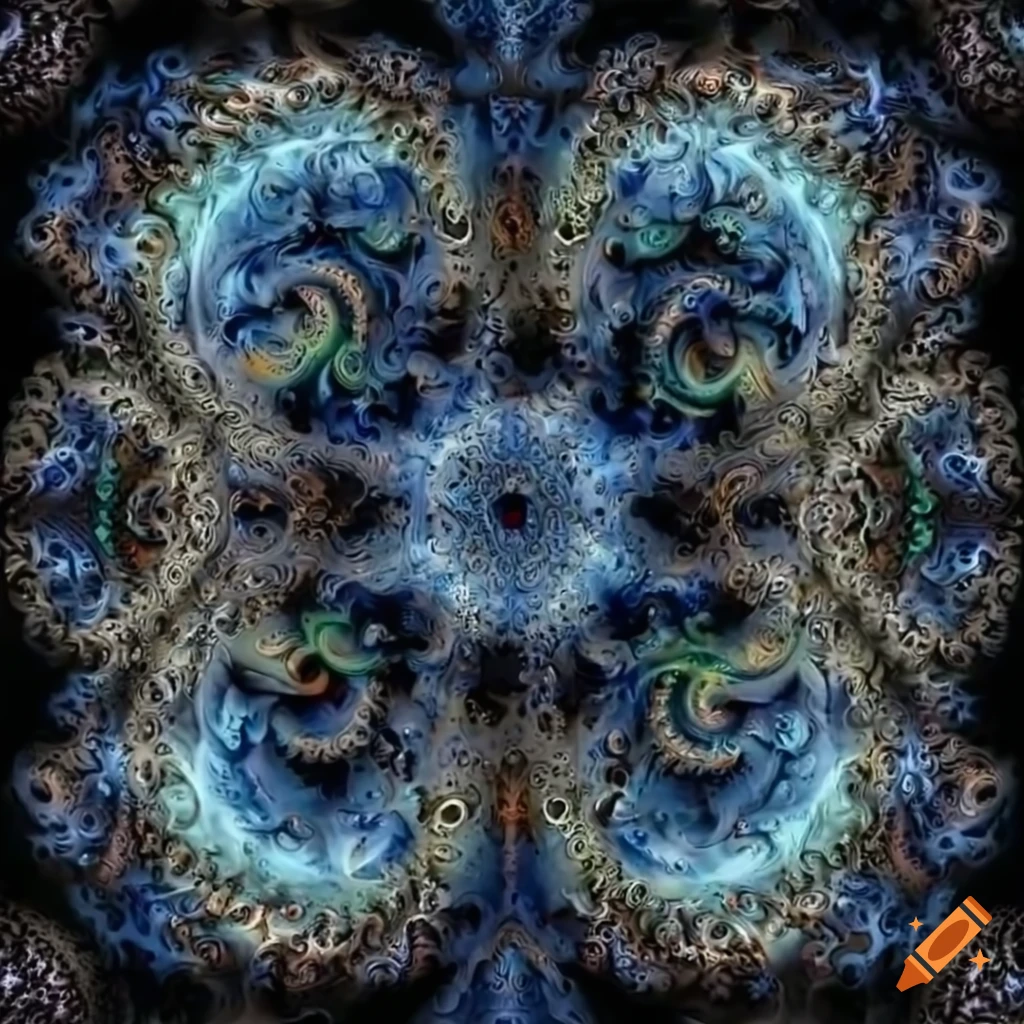 mind-bending 3D fractal artwork