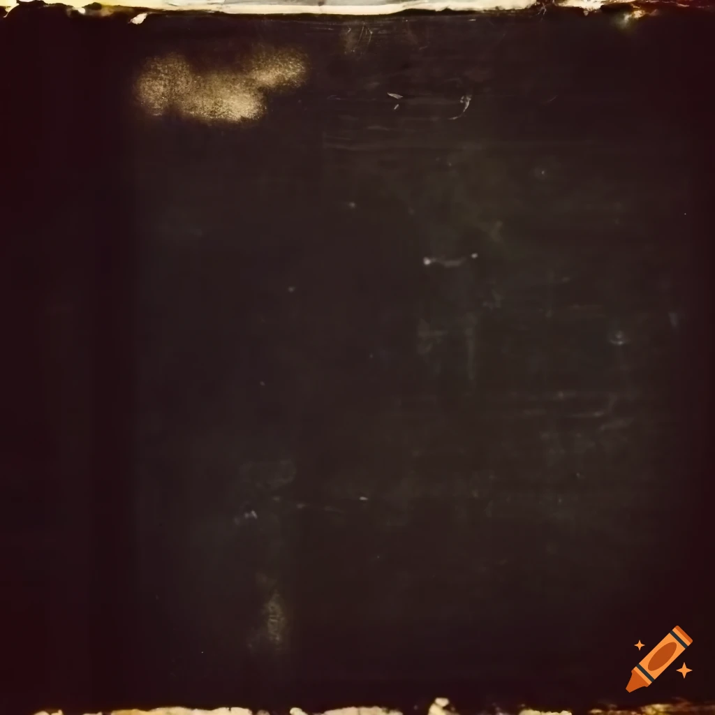 close-up of a scratched vintage film photo