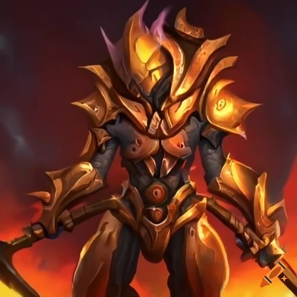magma butterfly with protoss armor artwork