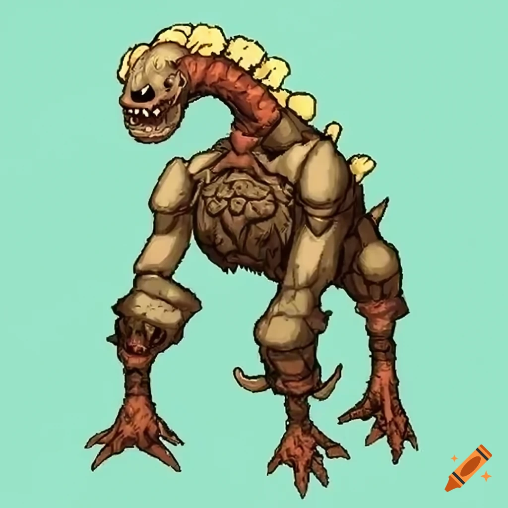 isometric RPG game with unique creatures