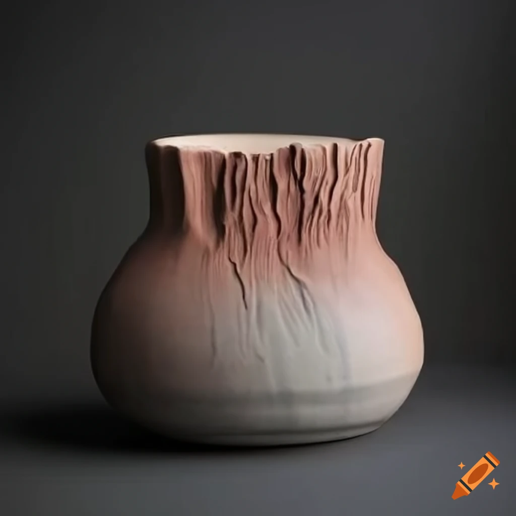 Handcrafted slabbuilt pottery vase