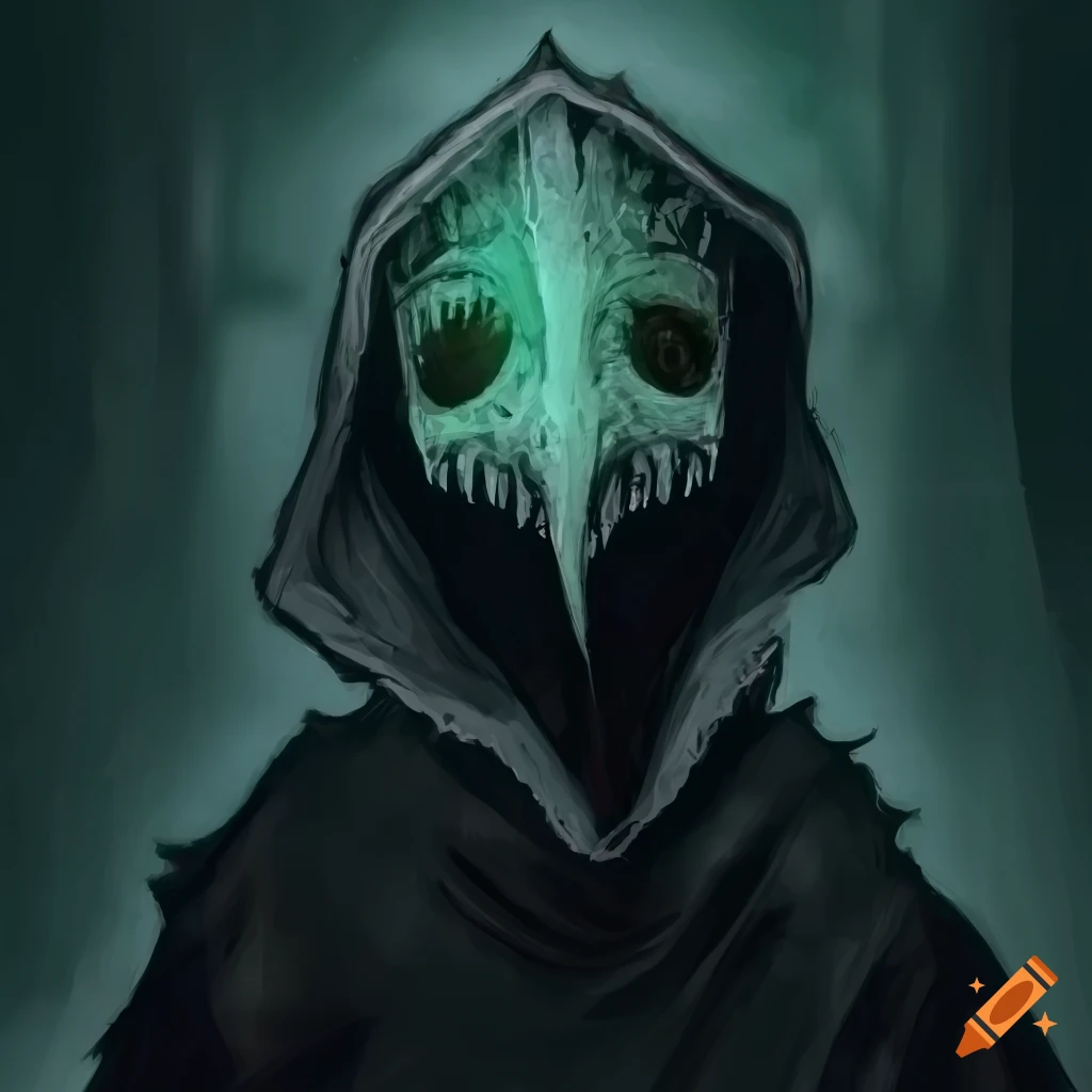 illustration of Plagros The Contagion in Dark Souls style