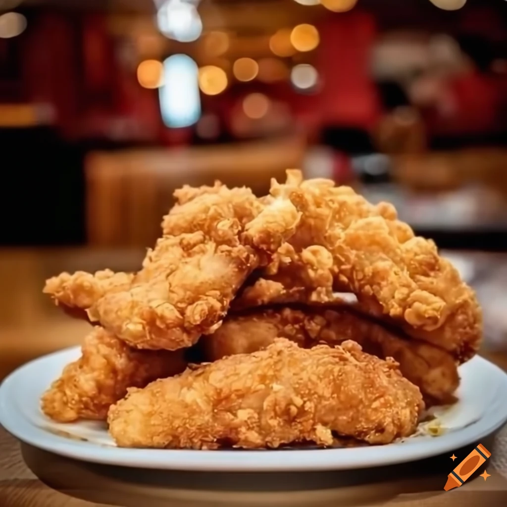 Adam sandler enjoying chicken tenders at applebee's on Craiyon