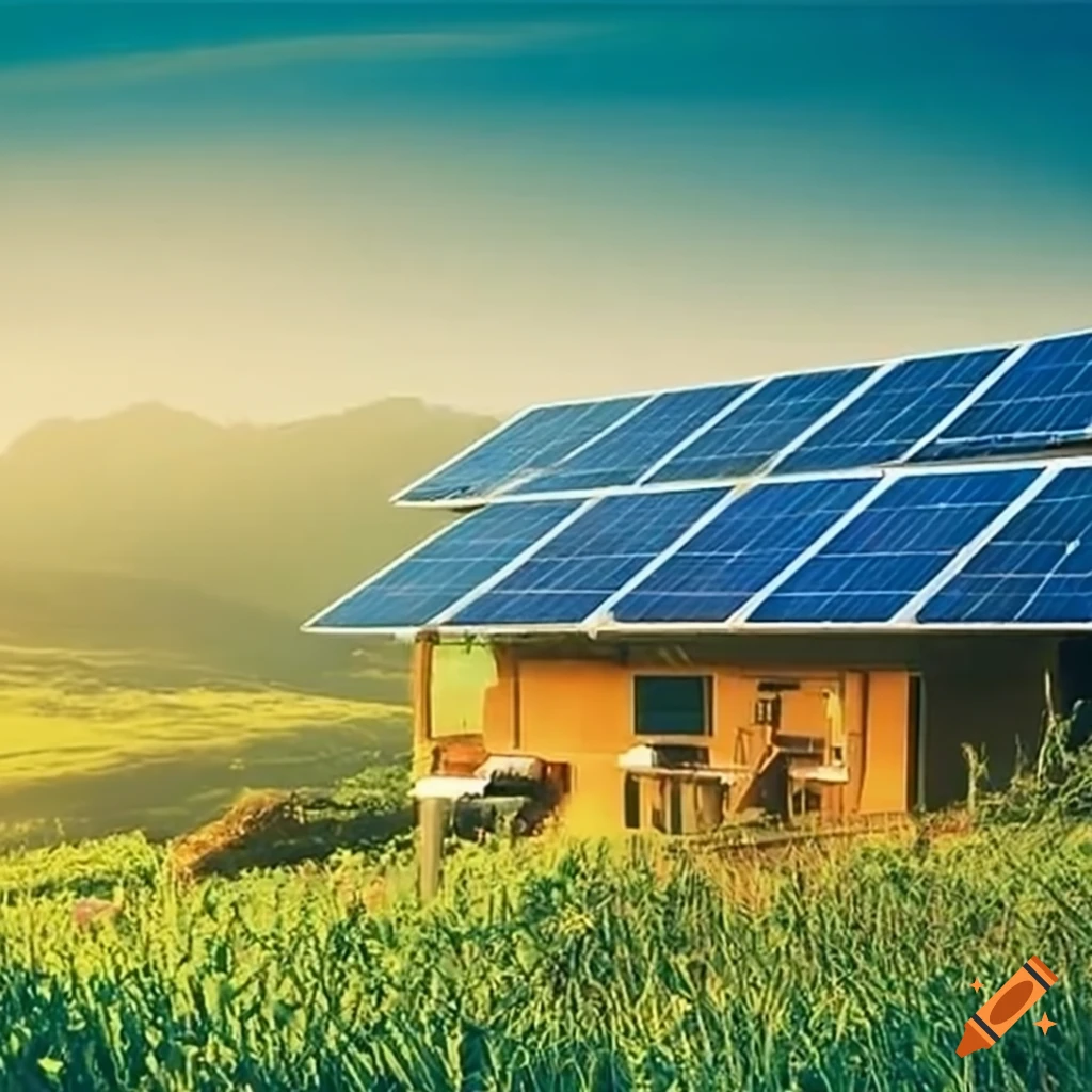 photovoltaic system on a farm in the Philippines