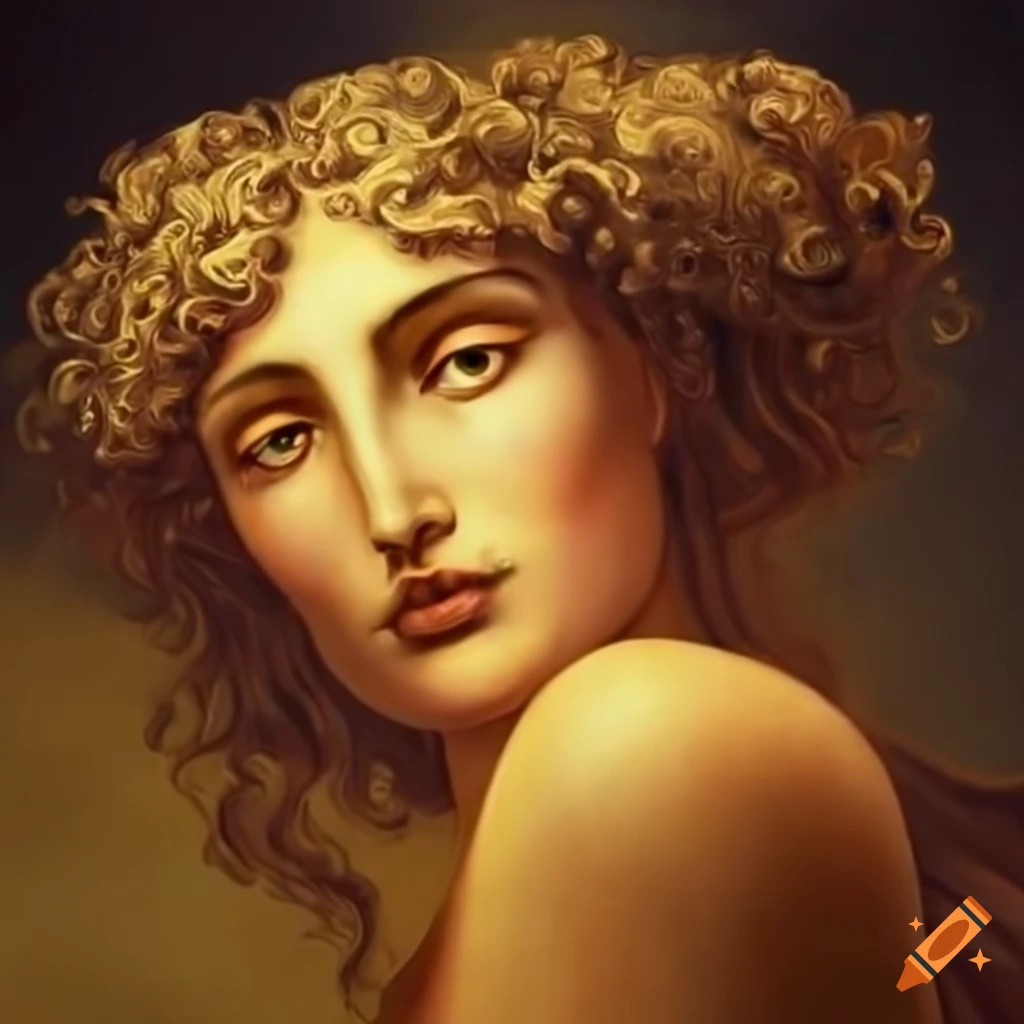 symbolic representation of Mnemosyne, the goddess of memory