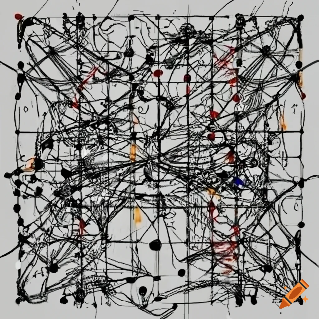 schematic of a neural network architecture