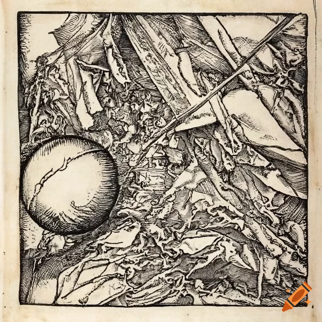 woodcut of billiards by Albrecht Dürer