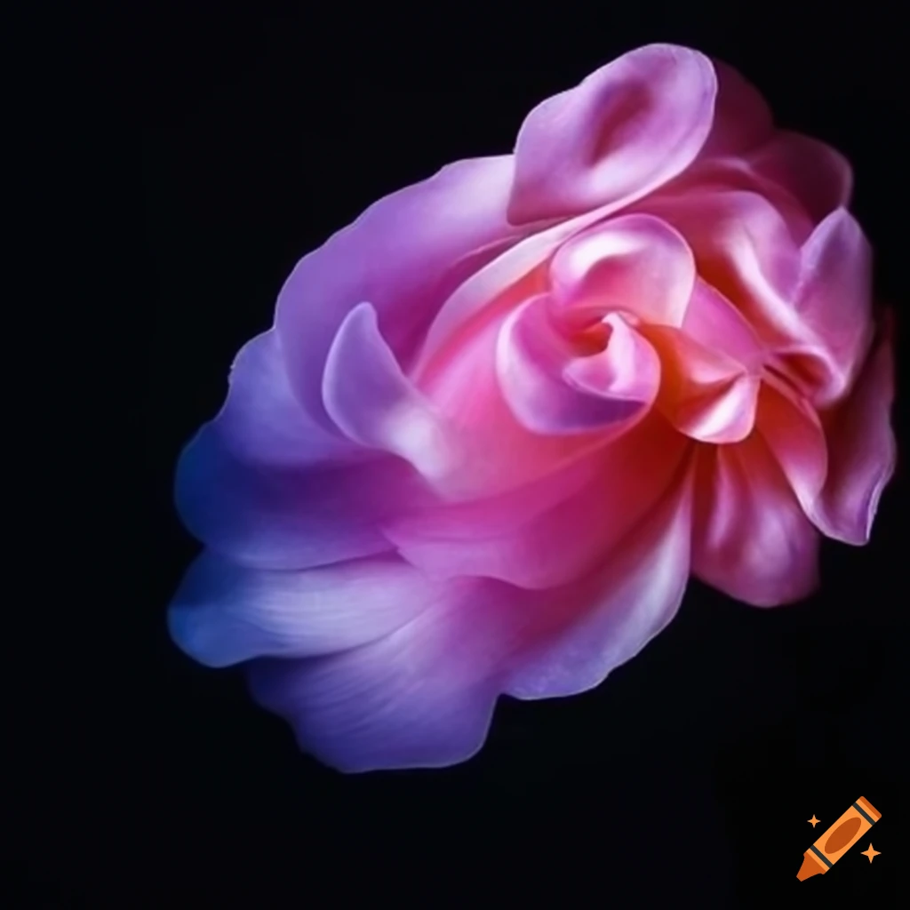 Silk flower sculpture on Craiyon