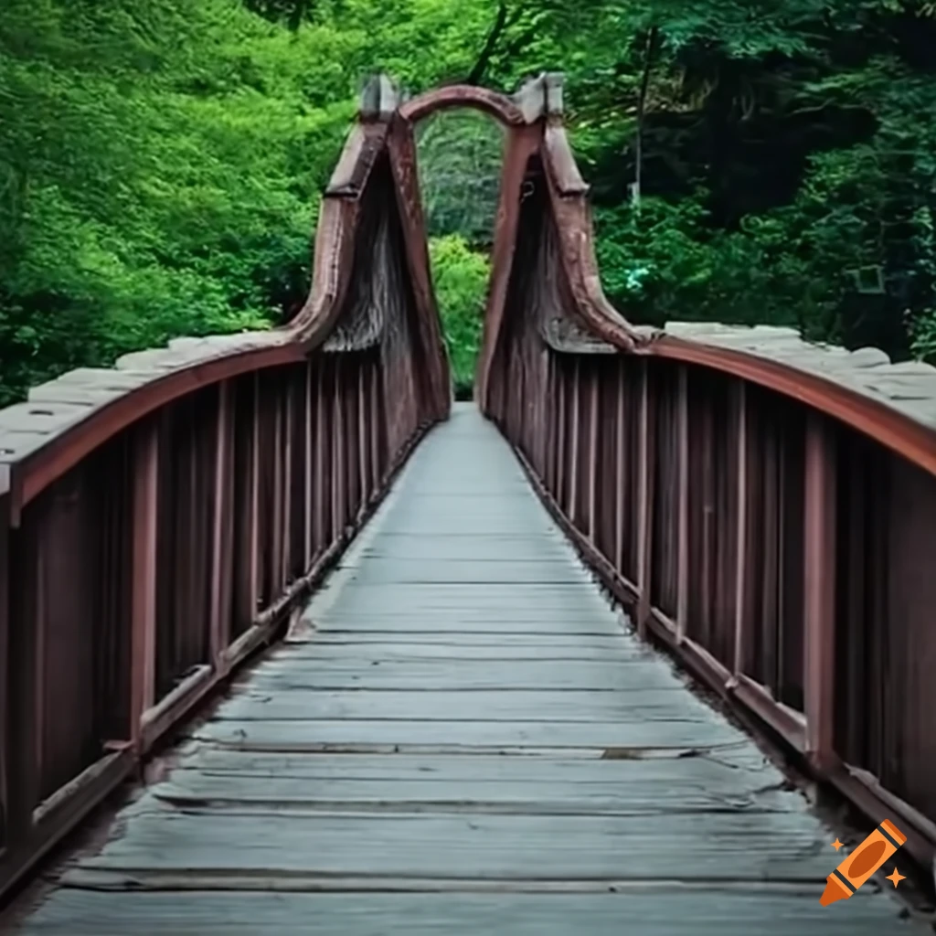 image of a bridge at a playground