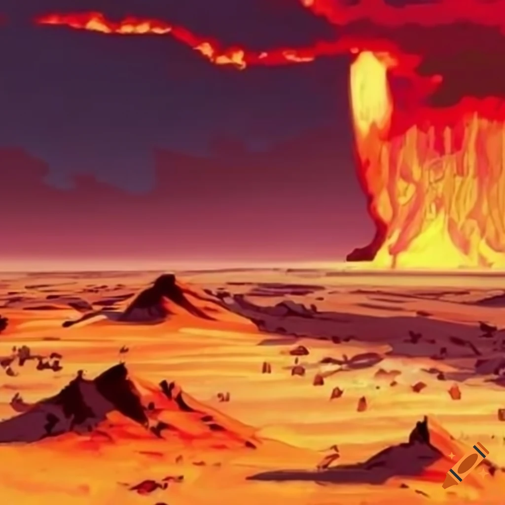 NES box art with red desert landscape