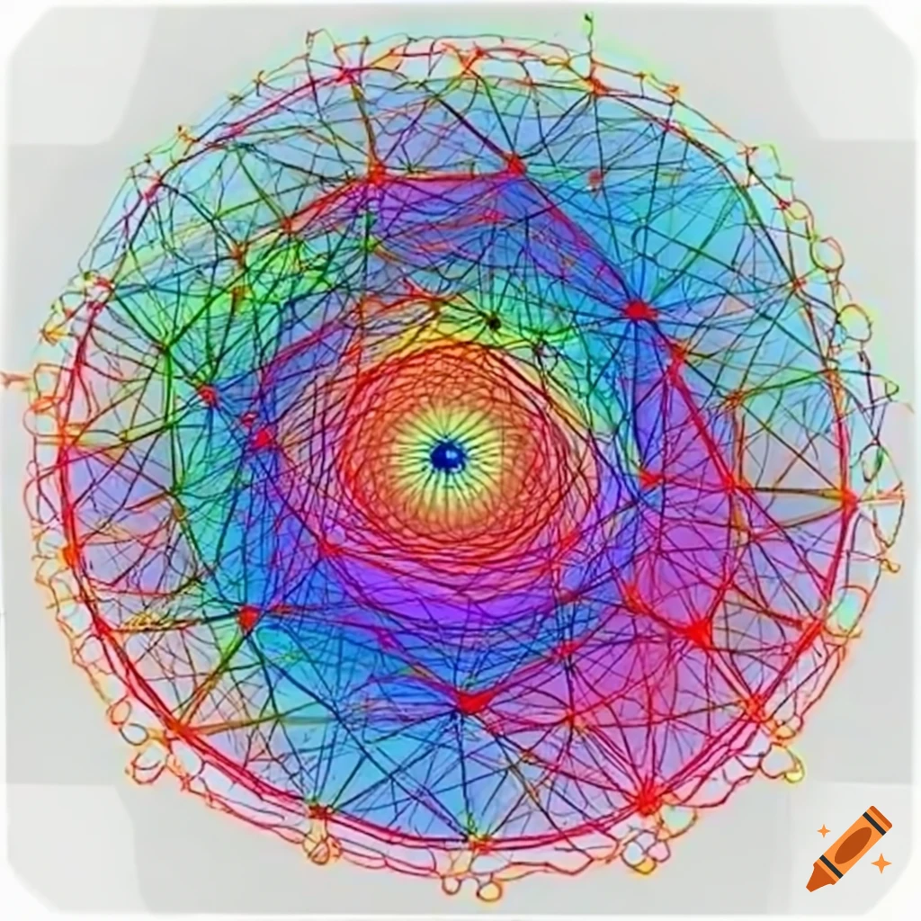 abstract network visualization