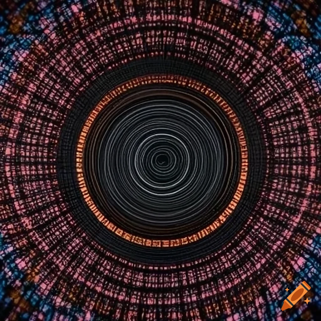 Cover of a musical score with geometric shapes on Craiyon