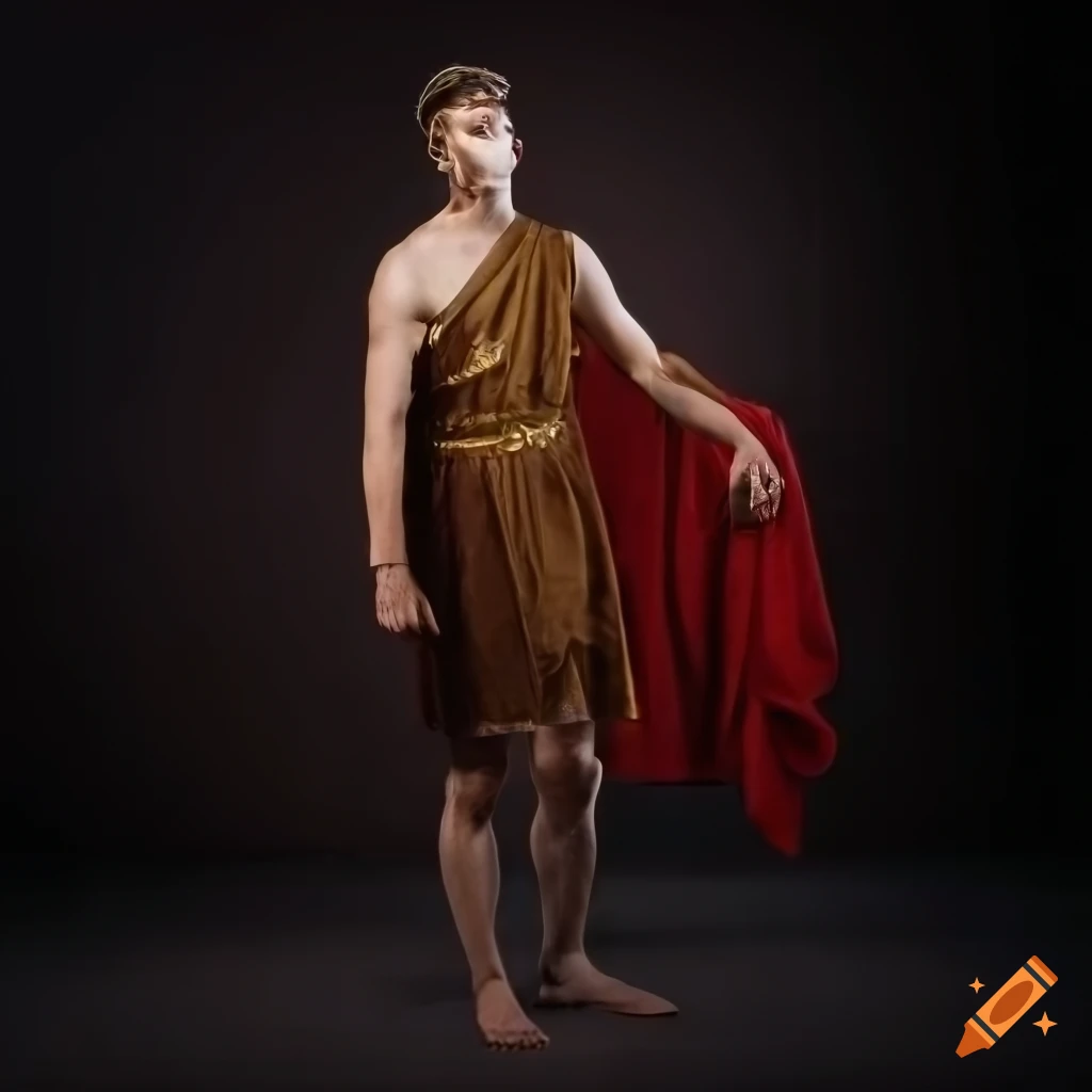 Greek athlete wearing a Roman tunic