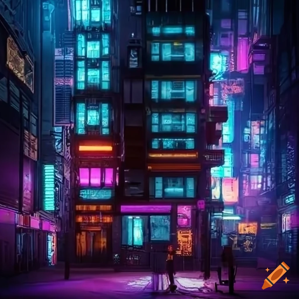 cyberpunk modular building