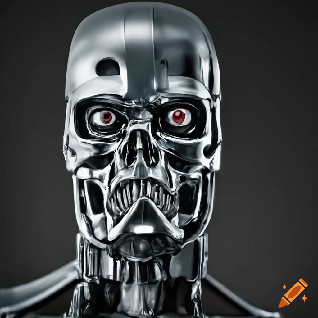 Borg Darth Vader and Terminator T-800 artwork