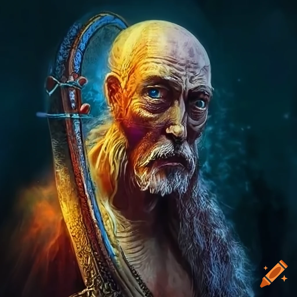 image of an old god of invention