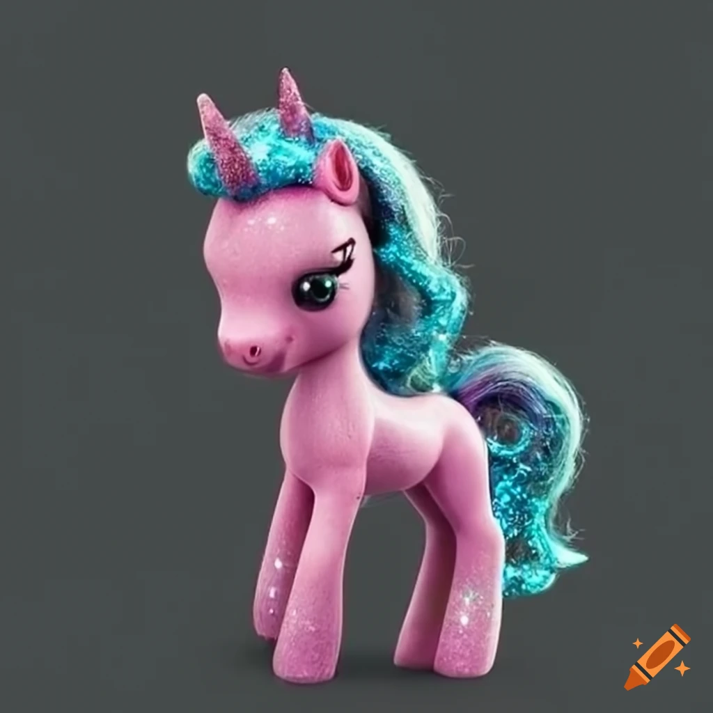 glittery pony