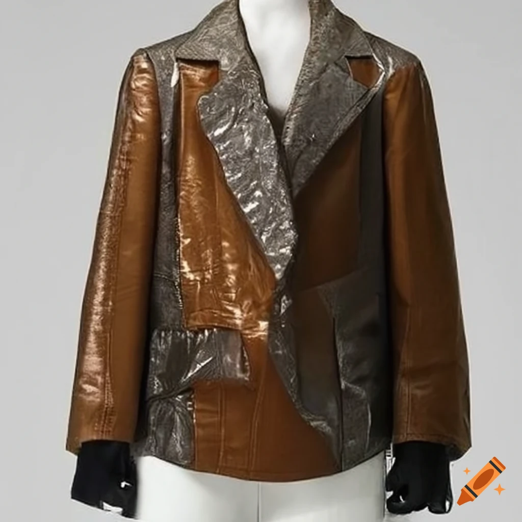 photo of Martin Margiela menswear with duct tape accents