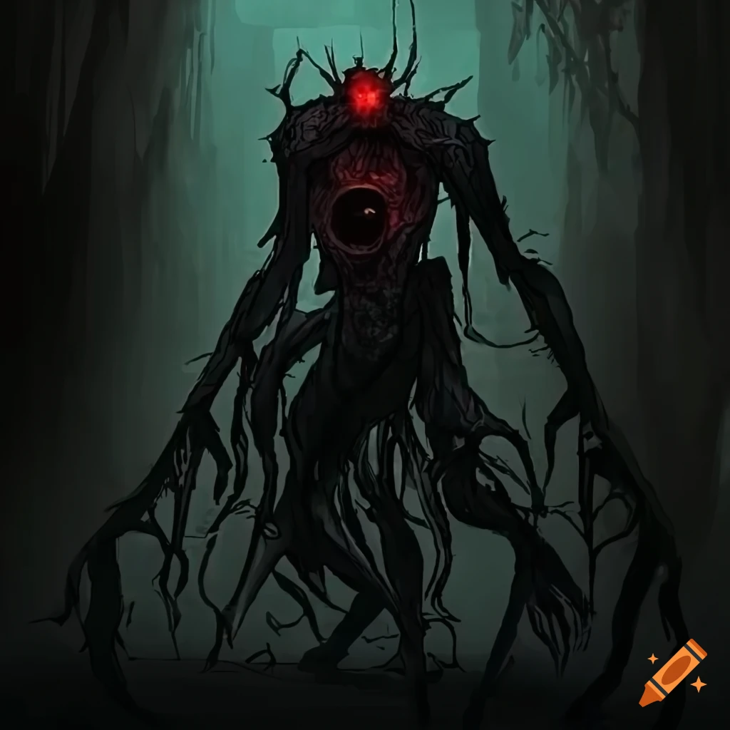 image of a sinister shadow demon