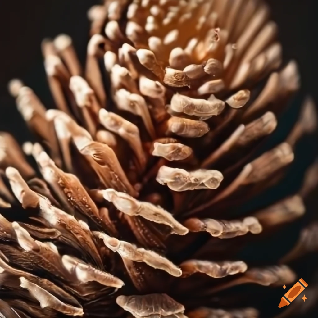 close-up of a pinecone