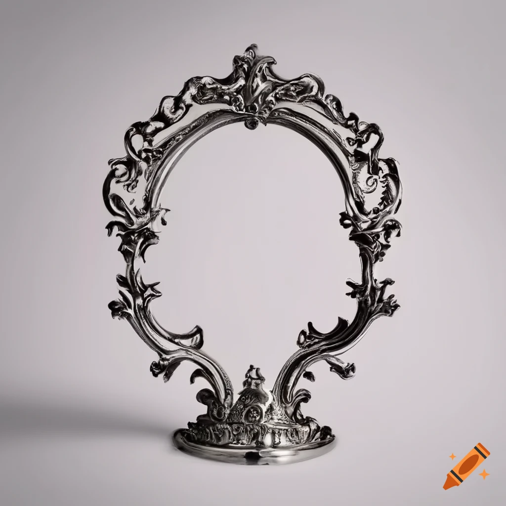 ornate silver candlestick holder with decorative detailing