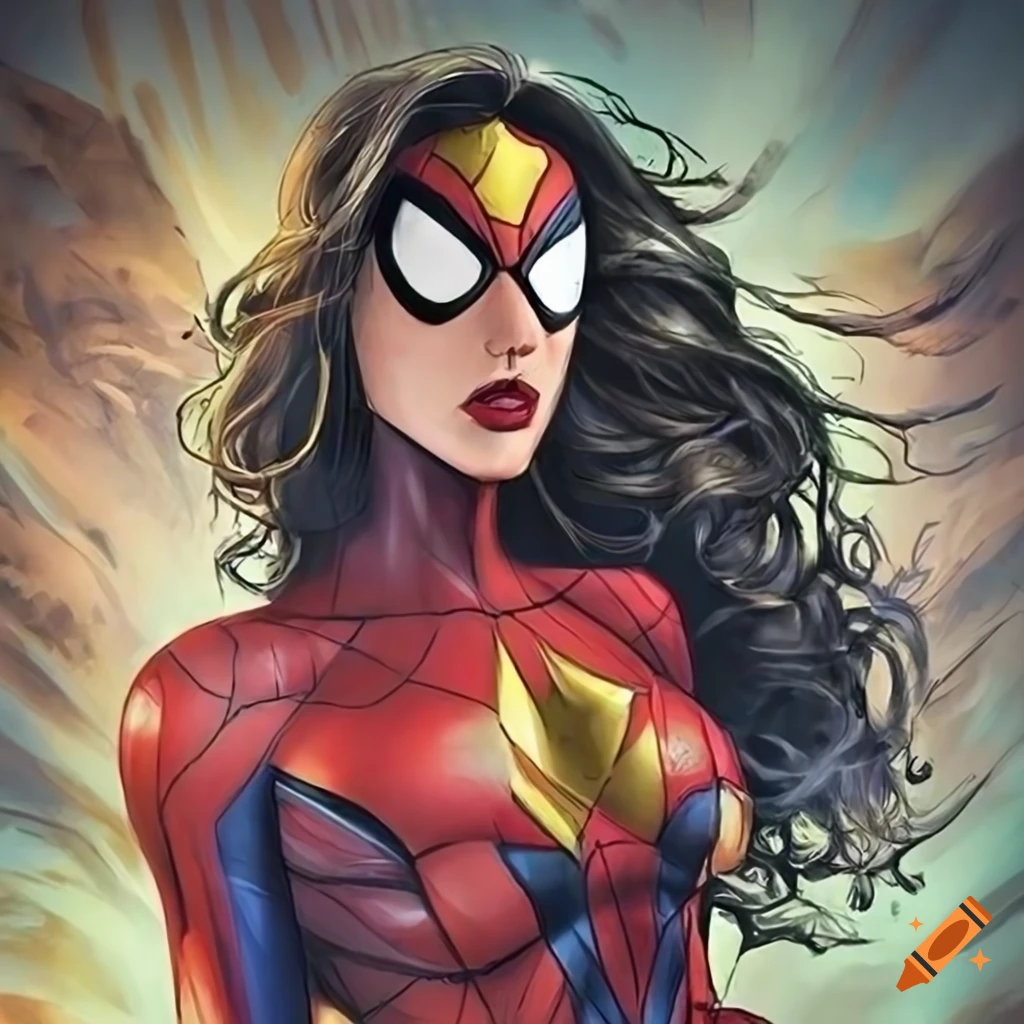 Spiderwoman jessica drew on Craiyon