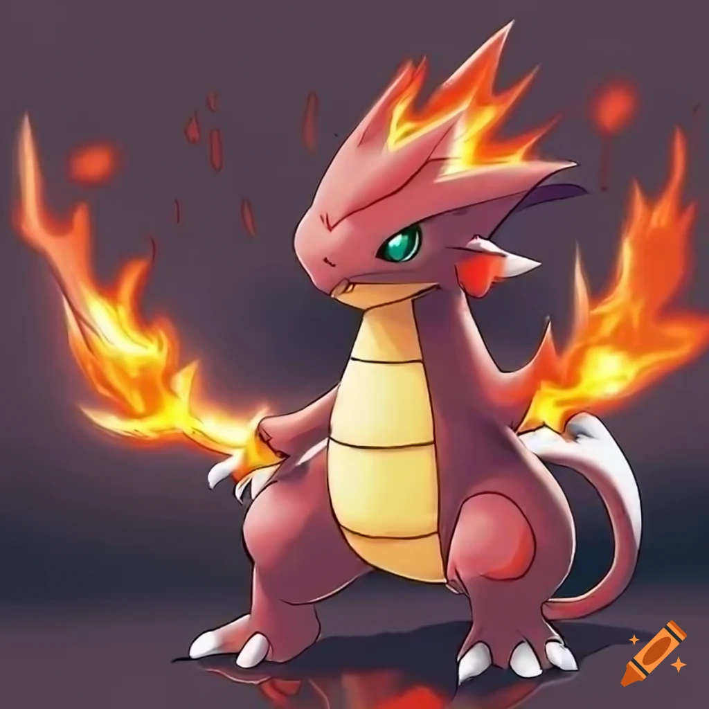 image-of-a-fiery-baby-dragon-pokemon-on-craiyon