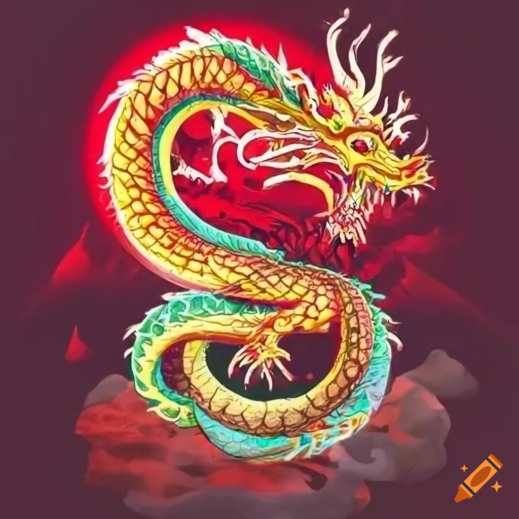 Poster of a chinese dragon