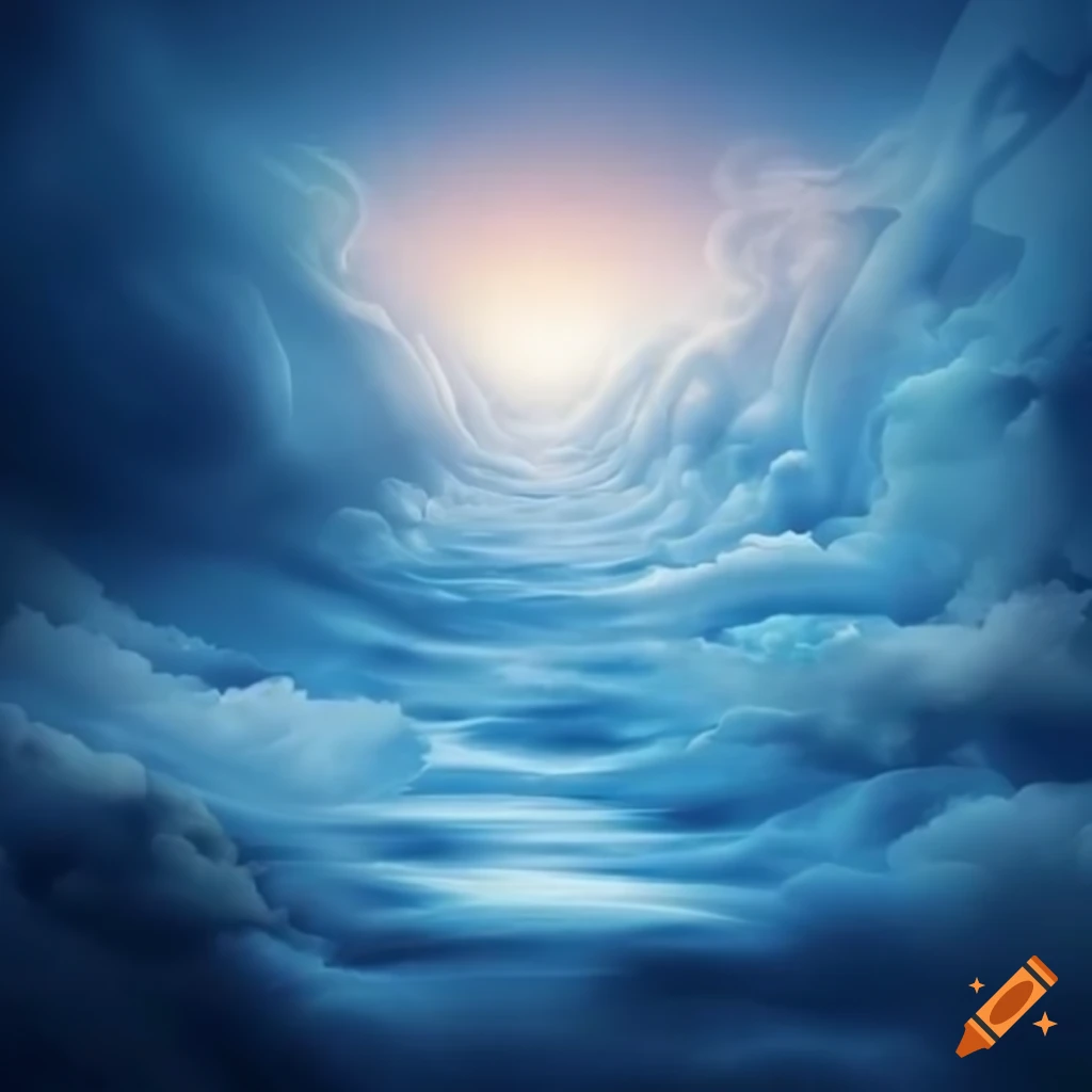 heavenly background with golden light