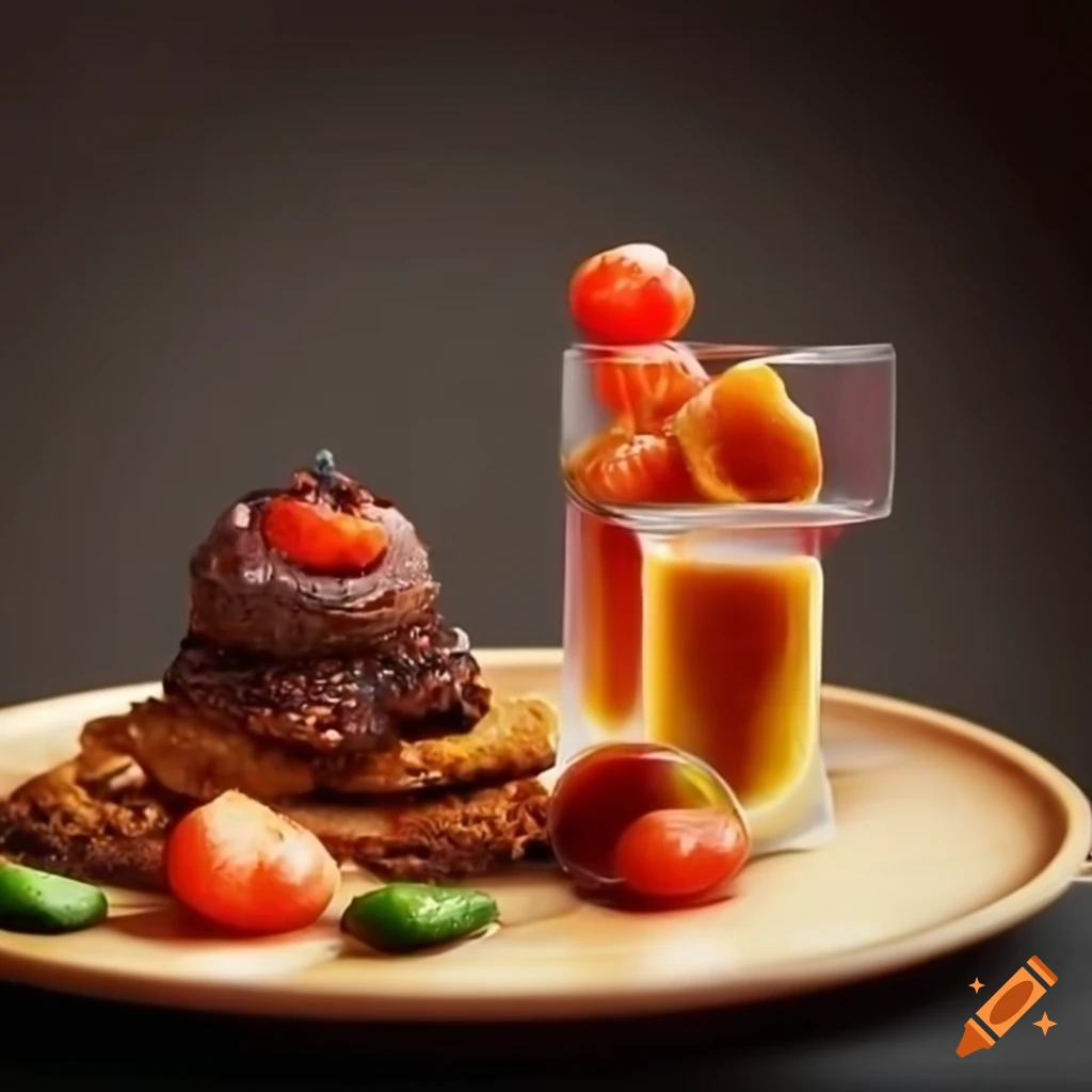 sumptuous gourmet food on a table